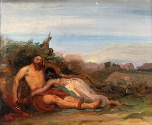 Francesco Podesti - Ero e Leandro