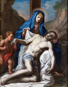 Sebastiano Conca , Bottega di - Deposizione dalla croce