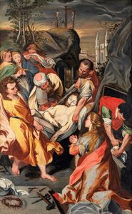 Carlo Paolucci - Sepoltura di Cristo da Federico Barocci