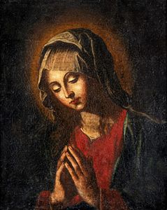 Giovanni Battista Salvi Sassoferrato, Seguace di - Madonna in preghiera
