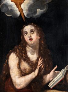 SCUOLA ROMANA DEL XVII SECOLO - Maddalena