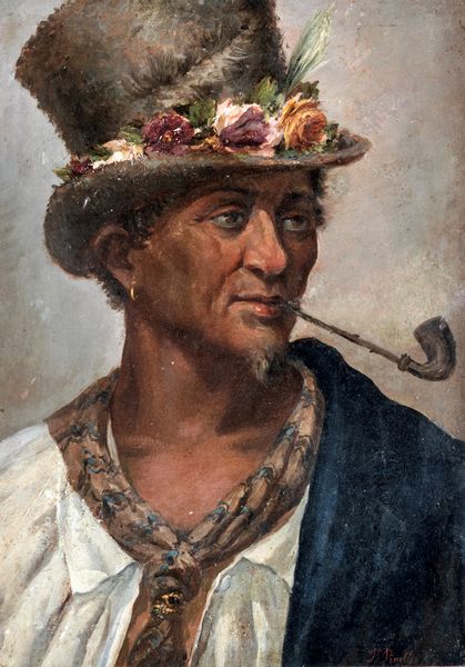 Bartolomeo Pinelli : Autoritratto  - Asta Dipinti del XIX secolo - Associazione Nazionale - Case d'Asta italiane