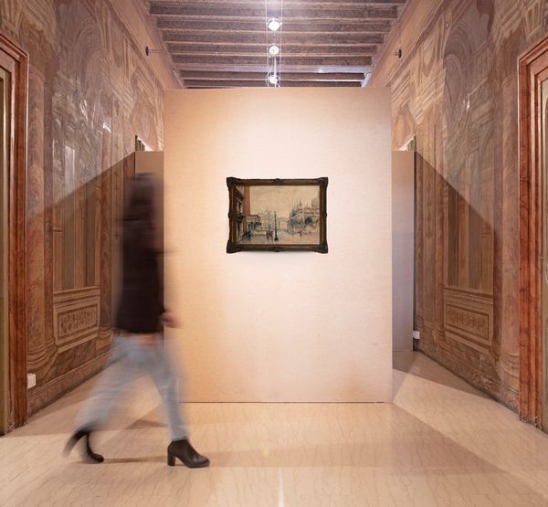 PITTORE DEL XX SECOLO : Venezia, Piazza San Marco  - Asta Dipinti del XIX secolo - Associazione Nazionale - Case d'Asta italiane