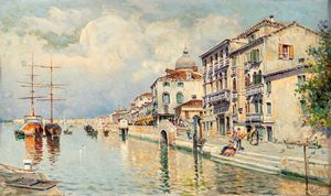 Antonio María Reyna Manescau - Canale a Venezia