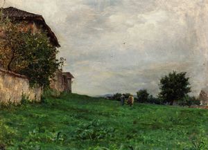 Demetrio Cosola - Campagna chivassese - Studio in Ottobre