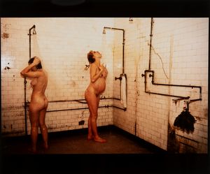 Nan Goldin - Rebecca and Janet in the showe at the Russian Bathes