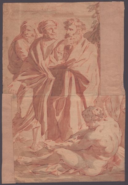 Studio di quattro figure  - Asta Disegni, Stampe e Carte Geografiche dal XVI al XIX secolo - Associazione Nazionale - Case d'Asta italiane