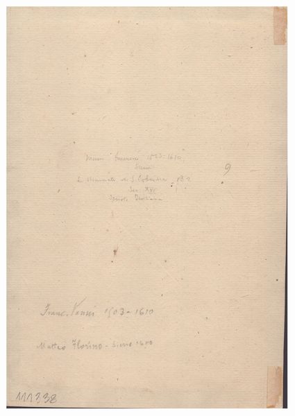 FRANCESCO VILLAMENA : Maddalena penitente  - Asta Disegni, Stampe e Carte Geografiche dal XVI al XIX secolo - Associazione Nazionale - Case d'Asta italiane