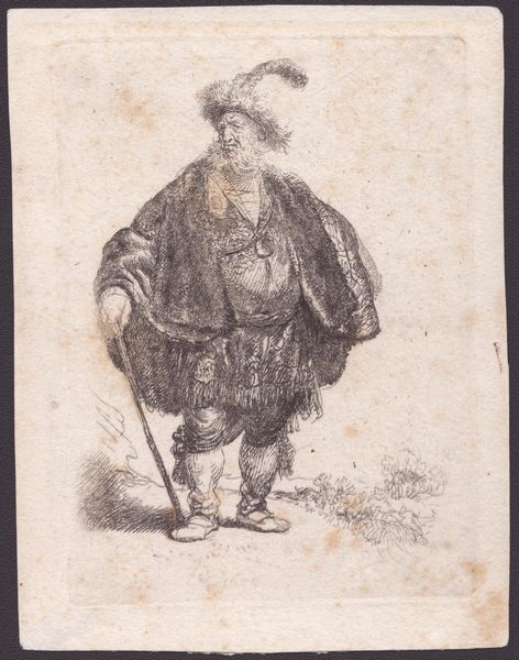 Rembrandt van Rijn : Il Persiano  - Asta Disegni, Stampe e Carte Geografiche dal XVI al XIX secolo - Associazione Nazionale - Case d'Asta italiane