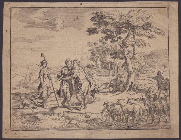 Matthias Scheits : Ritorno del figlio prodigo  - Asta Disegni, Stampe e Carte Geografiche dal XVI al XIX secolo - Associazione Nazionale - Case d'Asta italiane