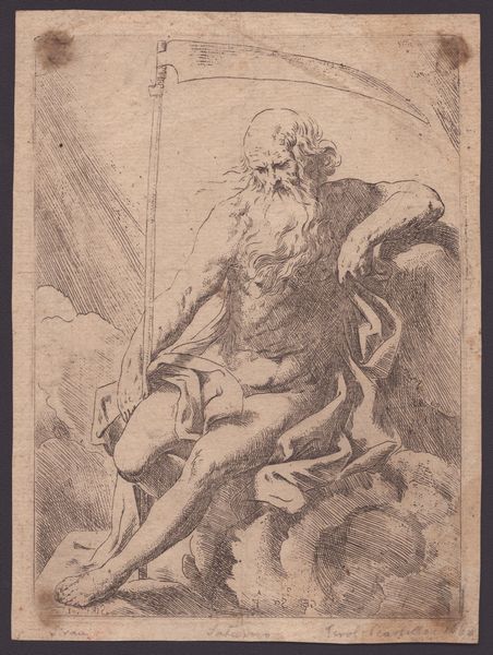 Girolamo Scarsello : Saturno  - Asta Disegni, Stampe e Carte Geografiche dal XVI al XIX secolo - Associazione Nazionale - Case d'Asta italiane
