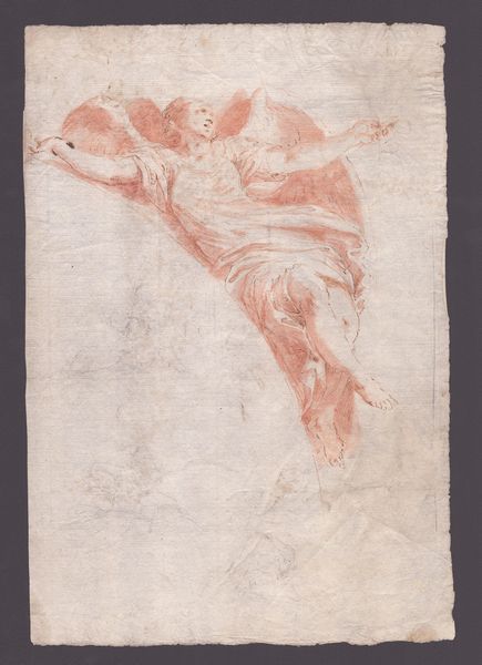 Studio preparatorio per decorazione di un arco con angelo  - Asta Disegni, Stampe e Carte Geografiche dal XVI al XIX secolo - Associazione Nazionale - Case d'Asta italiane