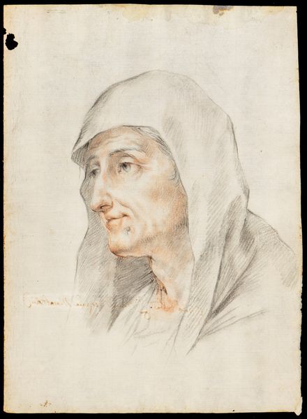 Ritratto di donna anziana (studio per Sant'Anna?)  - Asta Disegni, Stampe e Carte Geografiche dal XVI al XIX secolo - Associazione Nazionale - Case d'Asta italiane