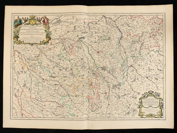 Jean-Claude Dezauche : La Province de Berry. La gnralit de Bourges  - Asta Disegni, Stampe e Carte Geografiche dal XVI al XIX secolo - Associazione Nazionale - Case d'Asta italiane