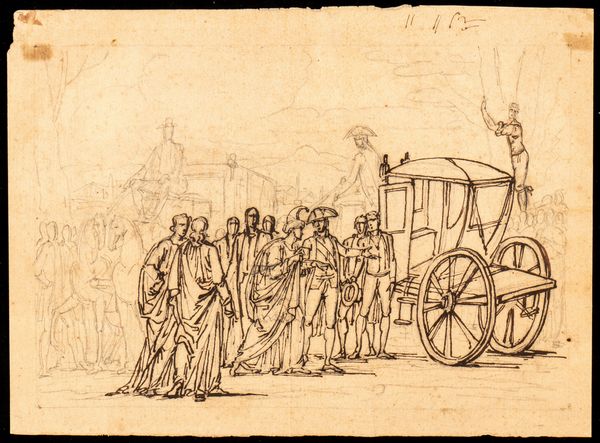 Incontro di dignitari  - Asta Disegni, Stampe e Carte Geografiche dal XVI al XIX secolo - Associazione Nazionale - Case d'Asta italiane