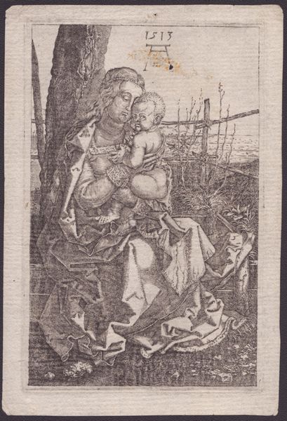 Albrecht Dürer, copia da : Madonna col bambino sotto un albero  - Asta Disegni, Stampe e Carte Geografiche dal XVI al XIX secolo - Associazione Nazionale - Case d'Asta italiane