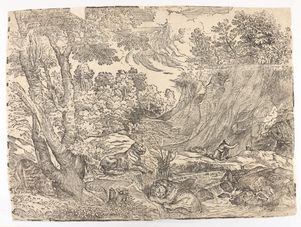 Nicolò Boldrini : San Gerolamo nel deserto  - Asta Disegni, Stampe e Carte Geografiche dal XVI al XIX secolo - Associazione Nazionale - Case d'Asta italiane