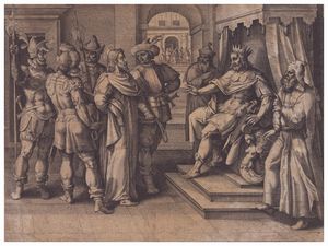 Jacques de Bie - Cristo davanti ad Erode