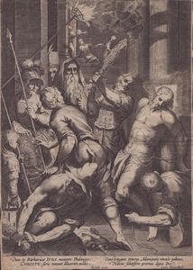 Theodoor Galle, Attribuito a, - La Flagellazione di Cristo