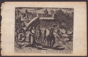 ANTONIO TEMPESTA - L'incontro sul Ponte Rotto da La guerra dei Romani contro i Batavi