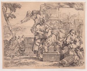 Sébastien Bourdon - Fugo in Egitto con l'Angelo