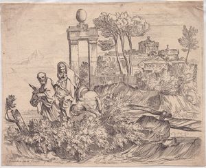 Sébastien Bourdon - Fuga in Egitto