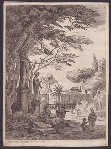 Jan Frans van Bloemen l'Orizzonte : Vedute di Roma  - Asta Disegni, Stampe e Carte Geografiche dal XVI al XIX secolo - Associazione Nazionale - Case d'Asta italiane