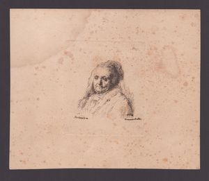Francesco Novelli : 4 incisioni da Rembrandt  - Asta Disegni, Stampe e Carte Geografiche dal XVI al XIX secolo - Associazione Nazionale - Case d'Asta italiane
