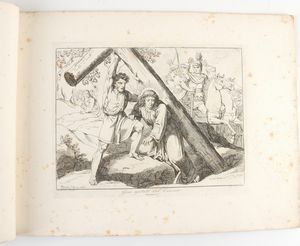 Bartolomeo Pinelli : Via Crucis  - Asta Disegni, Stampe e Carte Geografiche dal XVI al XIX secolo - Associazione Nazionale - Case d'Asta italiane