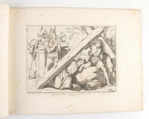Bartolomeo Pinelli : Via Crucis  - Asta Disegni, Stampe e Carte Geografiche dal XVI al XIX secolo - Associazione Nazionale - Case d'Asta italiane