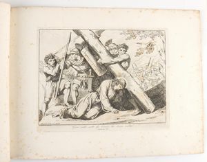 Bartolomeo Pinelli : Via Crucis  - Asta Disegni, Stampe e Carte Geografiche dal XVI al XIX secolo - Associazione Nazionale - Case d'Asta italiane
