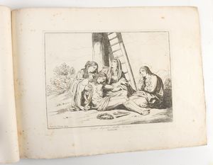 Bartolomeo Pinelli : Via Crucis  - Asta Disegni, Stampe e Carte Geografiche dal XVI al XIX secolo - Associazione Nazionale - Case d'Asta italiane