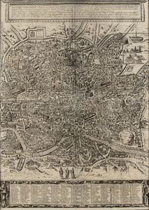 Frans Hogenberg, - Antiqua Urbis Romia Imago Accuratissima