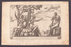 Adamo Scultori - Ercole al bivio