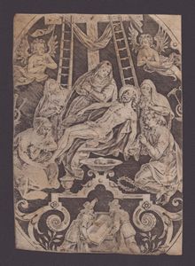 Jan (Johannes) Sadeler, - Compianto sul Cristo morto
