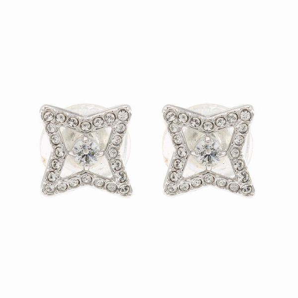 Swarovski orecchini bijou a lobo in metallo argentato e zirconi  - Asta Gioielli e Orologi Web Only - Associazione Nazionale - Case d'Asta italiane