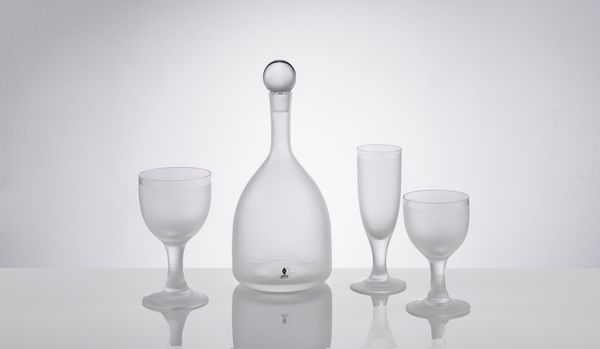 Servizio di bicchieri in cristallo Venini High Society  - Asta L'Arte della Tavola - Associazione Nazionale - Case d'Asta italiane