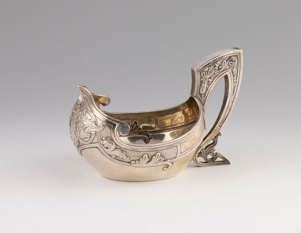 Grande kovsh in argento  - Asta L'Arte della Tavola - Associazione Nazionale - Case d'Asta italiane