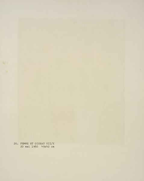 MIRO' JOAN (1893 - 1983) : FEMME ET OISEAU VII/X  - Asta Asta 448 | GRAFICA MODERNA, FOTOGRAFIA E MULTIPLI D'AUTORE Virtuale - Associazione Nazionale - Case d'Asta italiane