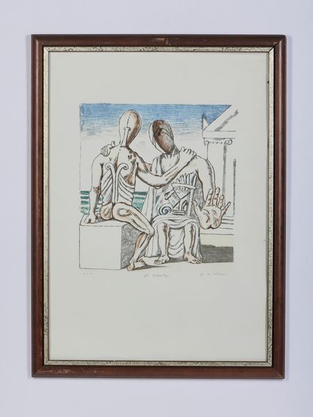 DE CHIRICO GIORGIO (1888 - 1978) : GLI ARCHEOLOGI  - Asta Asta 448 | GRAFICA MODERNA, FOTOGRAFIA E MULTIPLI D'AUTORE Virtuale - Associazione Nazionale - Case d'Asta italiane