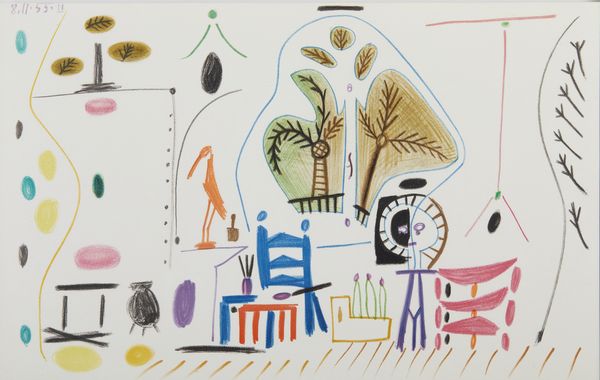 PICASSO PABLO (1881 - 1973) : D'APRES. CARNET DE CALIFORNIE 28, 1955  - Asta Asta 448 | GRAFICA MODERNA, FOTOGRAFIA E MULTIPLI D'AUTORE Virtuale - Associazione Nazionale - Case d'Asta italiane