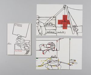 ADAMI VALERIO (n. 1935) - DERRIER LE MIROIR, 1975