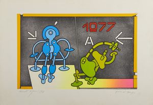 VOLPINI RENATO (1934 - 2017) - SENZA TITOLO, 1977