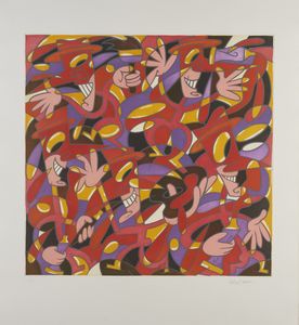 ECHAURREN  PABLO (n. 1951) - ARTISTI MICA TRISTI, 1998