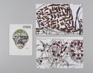 RIOPELLE JEAN PAUL (1923 - 2002) - DERRIER LE MIROIR, 1974