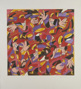 ECHAURREN  PABLO (n. 1951) - ARTISTI MICA TRISTI, 1998