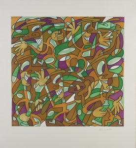 ECHAURREN  PABLO (n. 1951) - ARTISTI MICA TRISTI, 1998