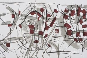 RIOPELLE JEAN PAUL (1923 - 2002) : DERRIER LE MIROIR, 1974  - Asta Asta 448 | GRAFICA MODERNA, FOTOGRAFIA E MULTIPLI D'AUTORE Virtuale - Associazione Nazionale - Case d'Asta italiane