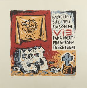 SPEEDY  GRAPHITO (n. 1961) - SENZA TITOLO, 1986