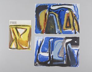 VAN VELDE ABRAHAM GERARDUS (1895 - 1981) - DERRIERE LE MIROIR, 1975